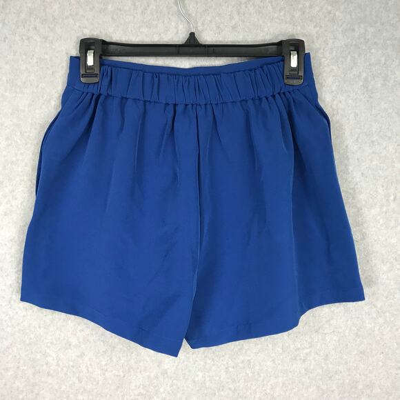 Sincerely Jules Shorts Medium Blue Pleated Corp Career Preppy Academia Dressy‎ - Picture 7 of 10